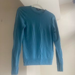 Crewneck Merino Wool Teal Long Sleeves